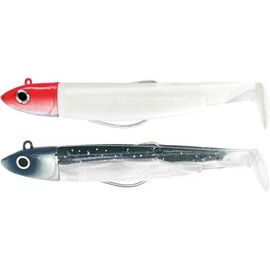 FIIISH BLACK MINNOW DUBLE COMBO NO.1 6G BM765 White-Blue Gliter 