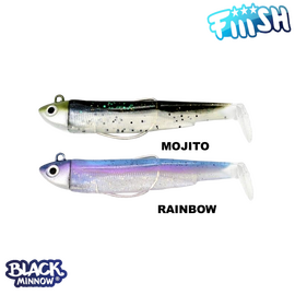 FIIISH BLACK MINNOW DOUBLE COMBO NO.3 SEARCH 18G BM943 Mojito-Rainbow 