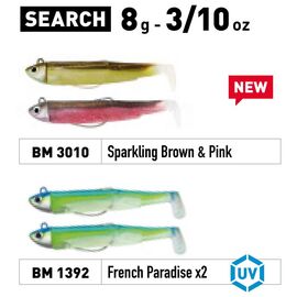 FIIISH BLACK MINNOW DOUBLE COMBO NO.2 SEARCH 8G 
