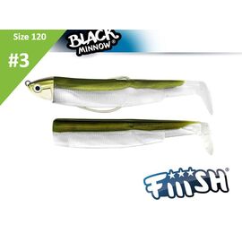 FIIISH BLACK MINNOW COMBO NO.3 SHALLOW 6G BM639 KAKI 