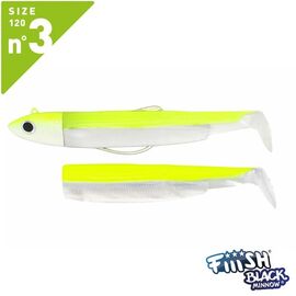 FIIISH BLACK MINNOW COMBO NO.3 OFFSHORE 25G BM193 Yellow Fluo 