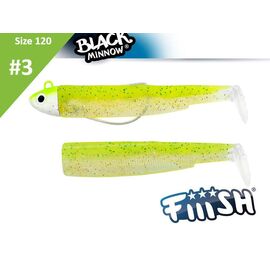FIIISH BLACK MINNOW COMBO NO.3 SEARCH 18G BM1607 Lime Juice 