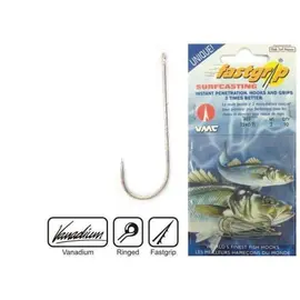 VMC 7240TI VANADIUM SURFCASTING LONG SHANK SIZE 2/0 