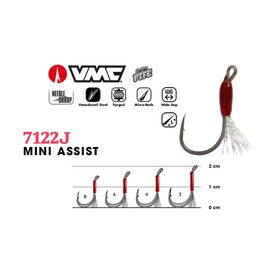 VMC MINI ASSIST HOOK  7122SA NT SIZE 4 6PCS 