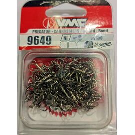 VMC 9649NI TREBLE HOOK SIZE 2 100PCS. - קרס משולשת ניקל 100 יח 