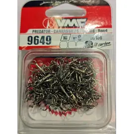 VMC 9649NI TREBLE HOOK SIZE 5 100PCS. - קרס משולשת ניקל 100 יח 