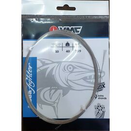 VMC SEAFIGHTER C759 49STRANDS INOX WIRE LEADER 40LB 10M - כבל נירוסטה 49 גידים 