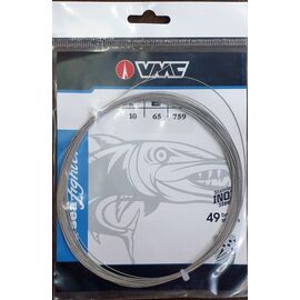 VMC SEAFIGHTER C759 49STRANDS INOX WIRE LEADER 65LB 10M - כבל נירוסטה 49 גידים 