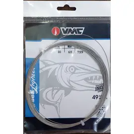 VMC SEAFIGHTER C759 49STRANDS INOX WIRE LEADER 65LB 10M - כבל נירוסטה 49 גידים 