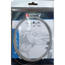 VMC SEAFIGHTER C759 49STRANDS INOX WIRE LEADER 90LB 10M - כבל נירוסטה 49 גידים 