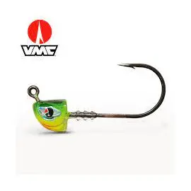 JIG HEAD VMC 259 CRYSTAL FORCE HEAD GREEN 4Pcs. 5/0 7G - קרס 