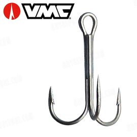 VMC 9649NI TREBLE HOOK SIZE1/0-6/0 100PCS. -  קרס משולשת ניקל 100 יח 