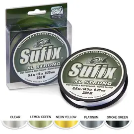 Sufix® XL Strong Platinum Grey 240M 0.60mm 27.3kg - חוט ניילון 