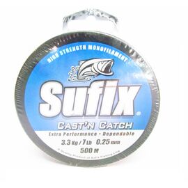 Sufix Cast 'n Catch Green 125g 500m 0.28mm 4.4kg - חוט ניילון 
