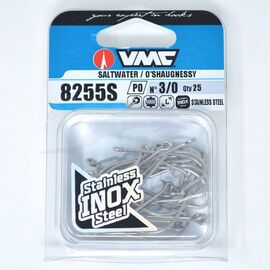 VMC 8255S STAINLESS HOOK SIZE 6 25PCS. 
