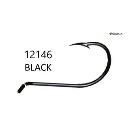 YOUVELLA 12146 OCTOPUS BLACK 100Pcs. Size 2/0 - קרס 