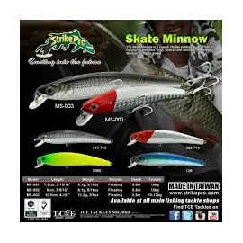 Strike Pro MS-003 Skate Minnow 10.5CM 11.2G - דמוי 