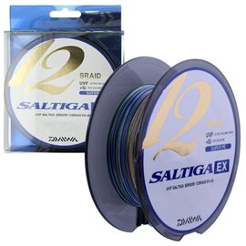 DAIWA SALTIGA 12 BRAID 600M MULTI COLOR PE #3 0.26MM 55LB 