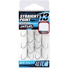 SHOUT 213SS STRIGHT POINT TREBLE HOOK 13 