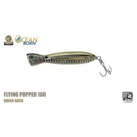 OCEAN BORN FLYING POP 100 FL 100MM 20G GREEN BACK 