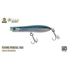 OCEAN BORN FLYING PEN 160 SK 160MM 90G GMK GREEN MACKEREL 