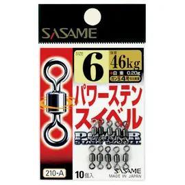 SASAME 210-A Power Stainless Swivel Size 1 189kg 5 Pcs. 