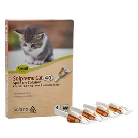 אמפולות סולפרם S לחתולים עד 4 ק"ג - Solpreme Cat S