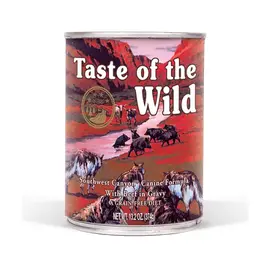 Taste of the Wild שימור בקר לכלבים 374 גרם