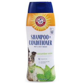 בקבוק שמפו ומרכך לכלבים ARM & HAMMER 570 מ"ל – מלפפון ומנטה