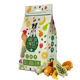 חטיפי Garden Bites בטעם פירות – טבעוני לכלבים קטנים – 18 יחידות