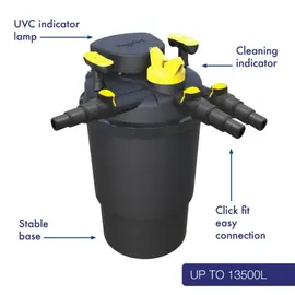פילטר לחץ לבריכת נוי Pressure-Flo 13500L עם מנורת UVC-24W