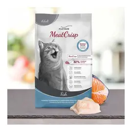 Platinum MeatCrisp דגים לחתולים 3 ק"ג – מזון יבש עם 83% דגים טריים