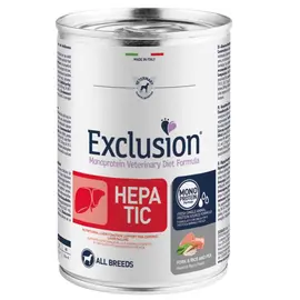 שימור רפואי דיאטטי לכלבים עם בעיות כבד הפטיק 400 גר אקסקלוז'ן