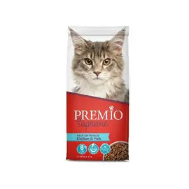פרמיו מזון בוגרים חתול מיקס עוף ודגים 15 ק"ג