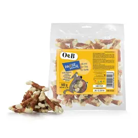 חטיף קלציום ברווז O&B במשקל 500 גרם - לחתולים וכלבים