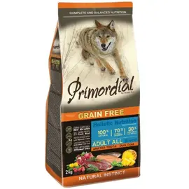 פרימורדיאל דג פורל וברווז 12 ק"ג - מזון לכלבים ללא דגנים