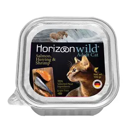 מעדן הורייזן סלמון, הרינג ושרימפס לחתולים 100 גרם