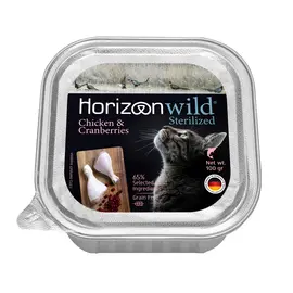 מעדן הורייזן עוף וחמוציות לחתולים 100 גרם