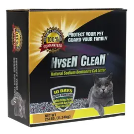 חול מתגבש לחתולים Hysen Clean סודיום טבעי 10 ליטר