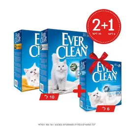 אברקלין חול מתגבש לחתול 20 ליטר עם מבצע קבל 6 ליטר נובמבר