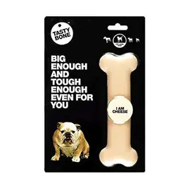 טעסטי בון – עצם בטעם גבינה לכלבים (ניילון איכותי)