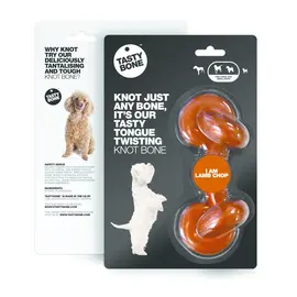 טעסטי בון – עצם צלע טלה איכותית לכלבים  (ניילון איכותי)