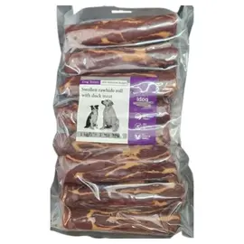 עצמות איי דוג סיגר ברווז 5" 1 ק"ג - חטיפים לכלבים אריזות חיסכון