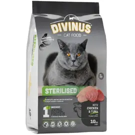 דיווינוס מזון סופר פרימיום לחתולים עקרות ומסורסים - 10 ק"ג