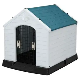 منزل للكلب XXXL 123×110×114 سم مع باب – للكلاب الكبيرة جداً