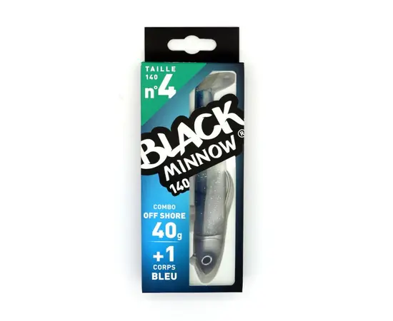 בובת סיליקון Black minnow מידה 4