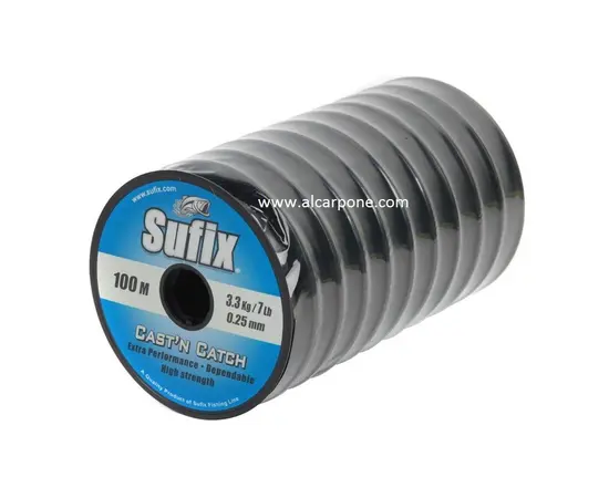 חוט דייג 100מטר של Sufix במידות 0.50-0.70