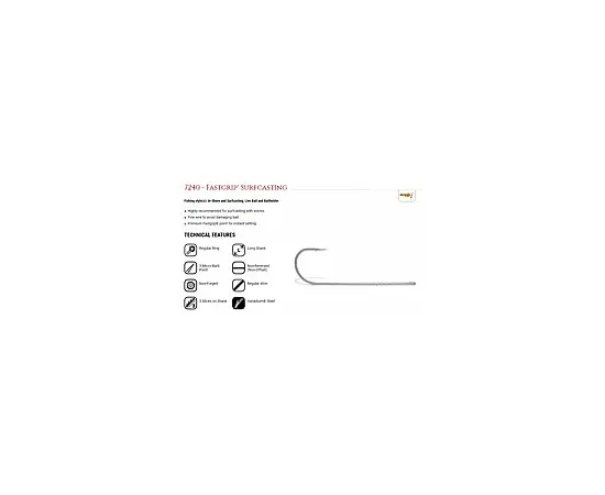 VMC 7240TI VANADIUM SURFCASTING LONG SHANK