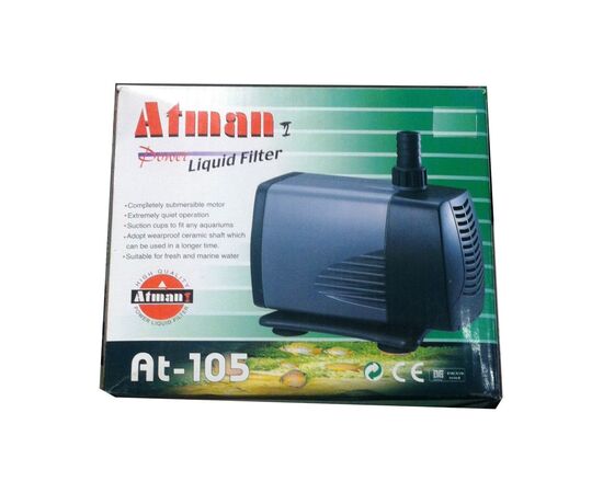 משאבת מים ראש כח לאקווריום אטמן  At - 105 Atman Power Liquid Filter At - 105