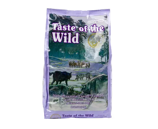 טייסט אוף דה ווילד כבש ללא דגנים 12.2 ק"ג Taste of the Wild Sierra Mountain Canin Lamb